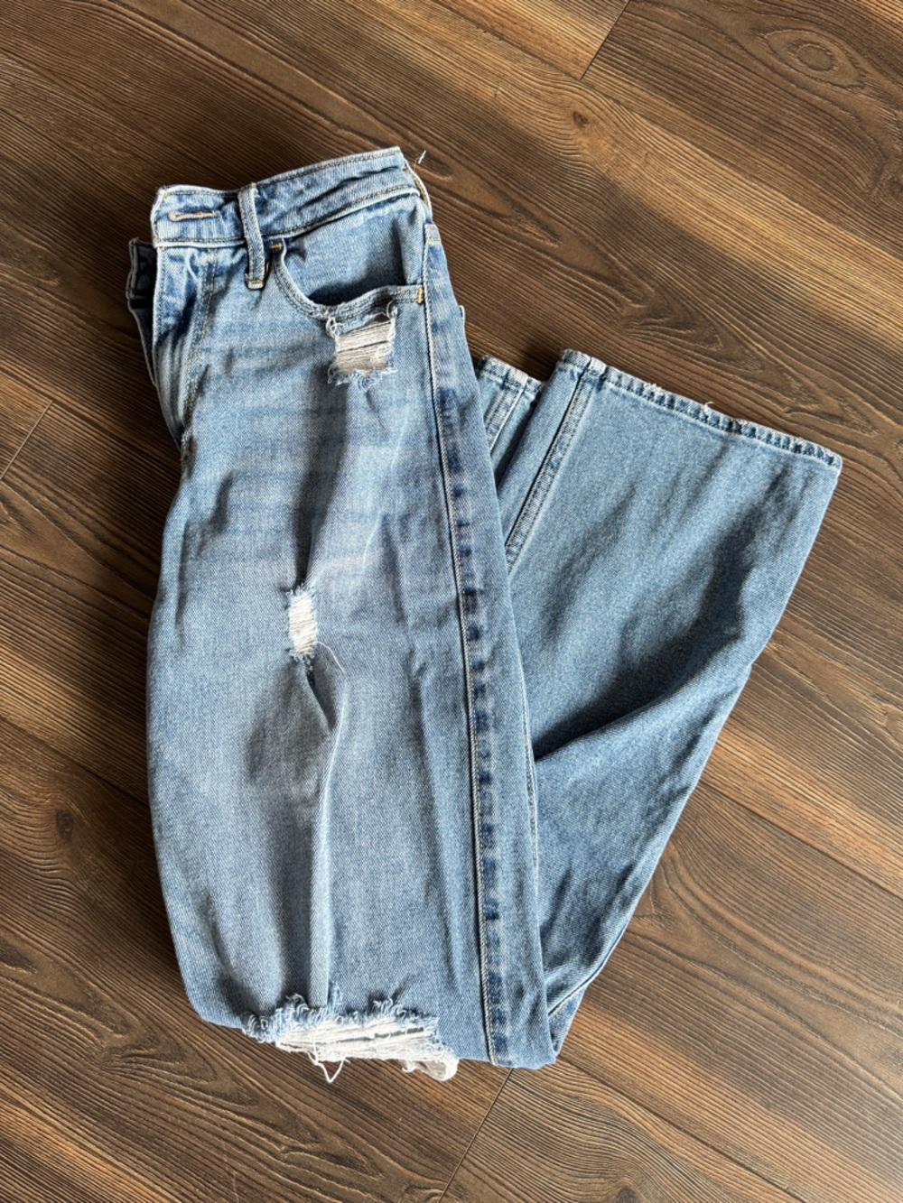 A&F ultra high rise dad jeans